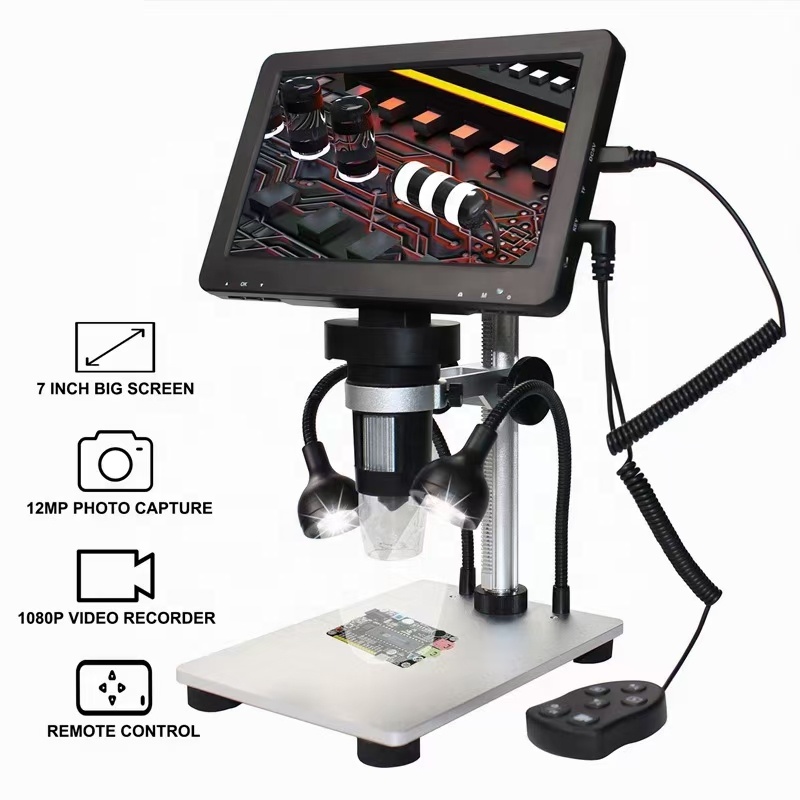 Digital Microscope - 7-дюймовый цифровой микроскоп 1600X с LED-подсветкой,